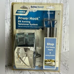 CAMCO POWER HOOK RV Awning Tensioner System 42013 New 2 pack in Sealed Package